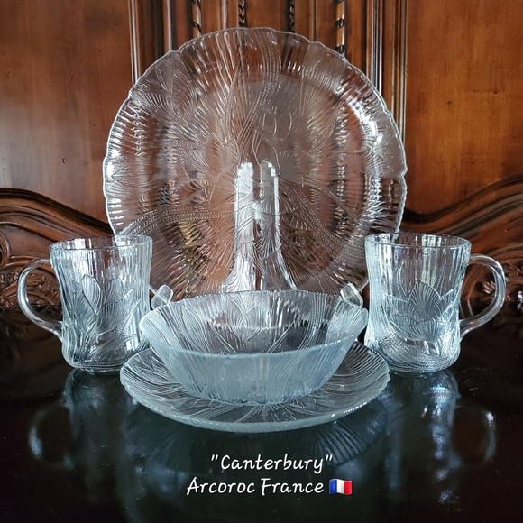 (4)10oz 🇫🇷 "Canterbury" Mugs by Arcoroc France 🇫🇷 - Picture 13 of 13